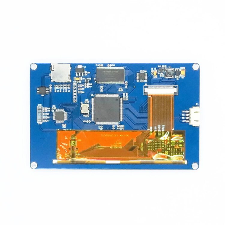 Nextion NX8048T050 5寸人机交互界面HMI 英文版内核