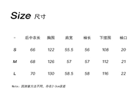 Таблица размеров