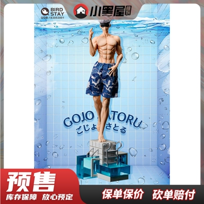 taobao agent Model Play Little Black House Pre -sale of Pin Bird Society Swimming Pool Male God First Bomb 5T5 Teacher Statue