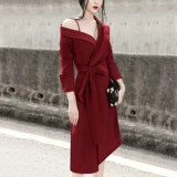 Черное вечернее платье, юбка, коллекция 2021