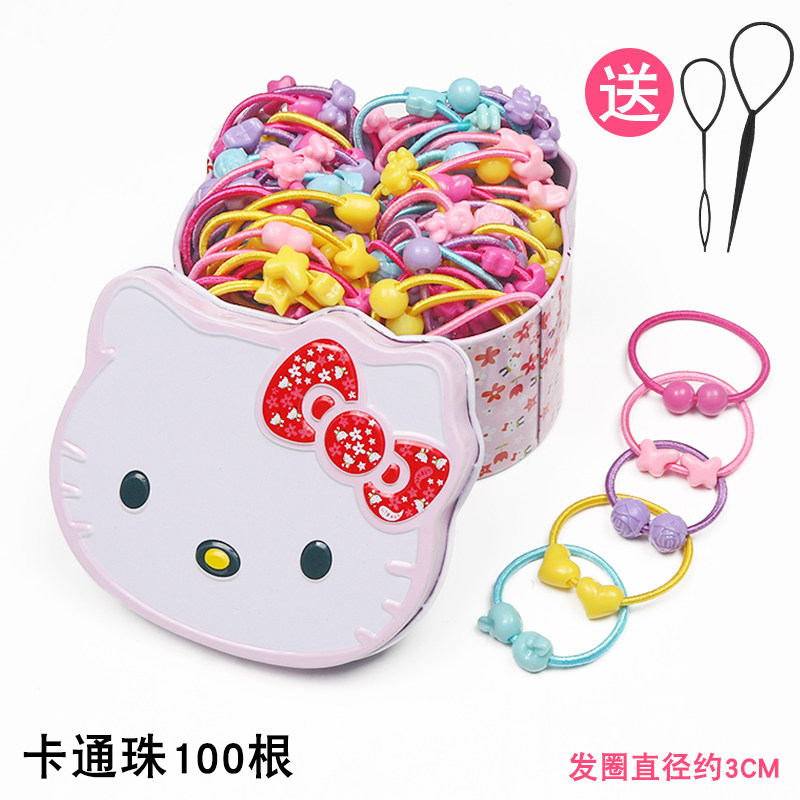 [USD 5.67] children's rubber band hair not damaged elastic bands