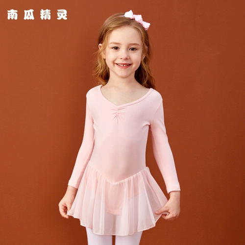 Детская демисезонная спортивная одежда, лонгслив, танцующая одежда для гимнастики