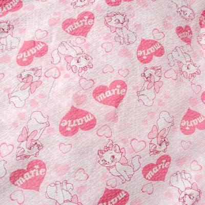 taobao agent Wide 105 Foreign Trade Bubble Towers Mali Cat Light Powder Love Letter Cartoon Anime Shirt Dress