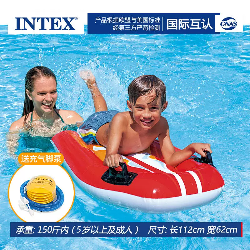 Плавательный надувной круг INTEX для взрослых, надувная игрушка, фламинго, единорог