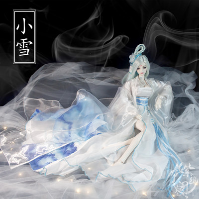 taobao agent Ziyouge [Little Snow] Emerald ancient style costume BJD baby clothes display page