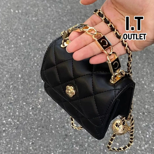 Сумка через плечо, цепь, небольшая сумка, Гонконг, из натуральной кожи, коллекция 2023