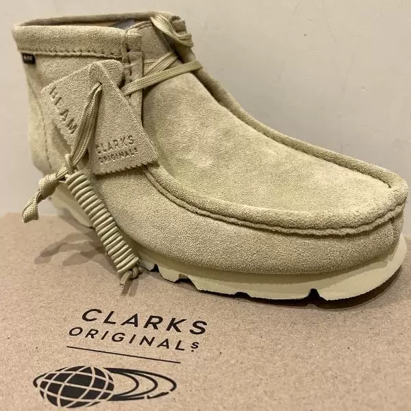 小恶魔日本代购Clarks BEAMS 別注Wallabee GORE-TEX（R）现货-Taobao