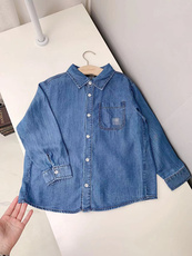 Детская джинсовая рубашка