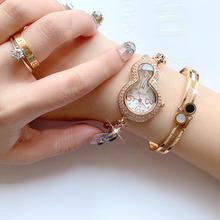 Роскошные новые оригинальные персональные часы модные женские часы женские часы тыквенные узоры часы браслет браслет браслет