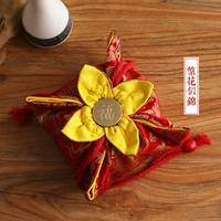 [Huai Old] Цветок, как набор хлопчатобумажной ткани ручной работы, безопасно, а удобная тканевая сумка для ручной плиты не содержит супа