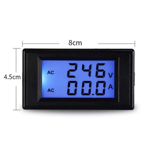 [D69-2042双显数字交流电流表电压表 5135数显液晶表AC双显表头LCD]