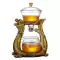 ấm samovar Bộ ấm trà thủy tinh chịu nhiệt độ cao, bộ trà hoàn toàn tự động, ấm trà cảm ứng từ gia đình lười, hiện vật pha trà bộ ấm chén pha trà thủy tinh ấm đất tử sa Ấm trà - Bộ ấm trà