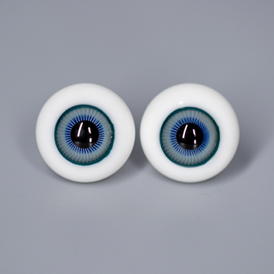 taobao agent Ringdoll official eyeballs blue-green mesh tattoo BJD doll RE-54 16mMA glass eye glass eyes