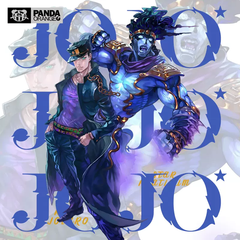 Jojo的奇妙冒险不灭疯狂钻石超级宝贝jojo联名款东方仗助短袖t恤