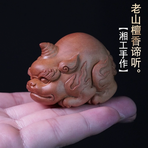 Ручка из сандалового дерева, резное украшение в руку, Индия, на удачу