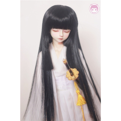 taobao agent BJD baby wig 346 points SD giant baby loli loli one -knife flat bangs, three knives, princess, ancient dressing long hair