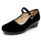 Слипоны, обувь, рабочие танцующие нескользящие туфли для матери, мягкая подошва