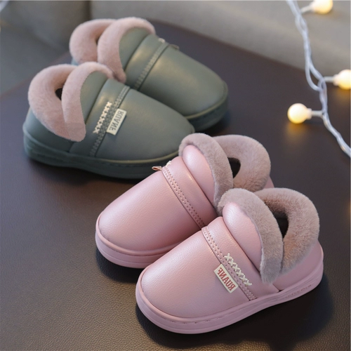 Детские водонепроницаемые тапочки, детская зимняя удерживающая тепло сумка для обуви подходит для мужчин и женщин, семейный стиль