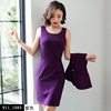 单件-紫色连衣裙