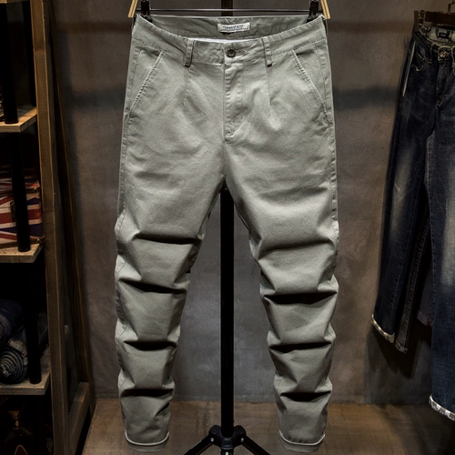 Осенние трендовые штаны для отдыха, оверсайз, в корейском стиле