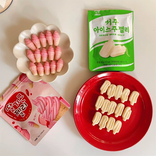 Корейский молочный сахар xizhou Мороженое мороженое появляется в форме резинового сахара, корейских импортных закусок, бесплатная доставка