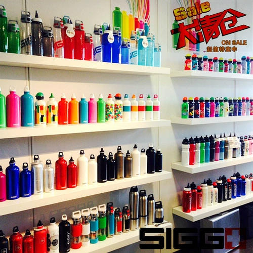 Образец зазор 士 Швейцарский Sigg Aquarius 0,6 л Hig Water Cup 0,75 л Outdoor Cycling 1,0 л Sig Cettle