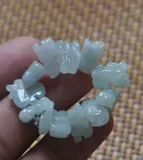 Природная руда из нефрита из Мьянмы, изумрудная трехмерная реплика, аксессуары, китайский гороскоп, DIY