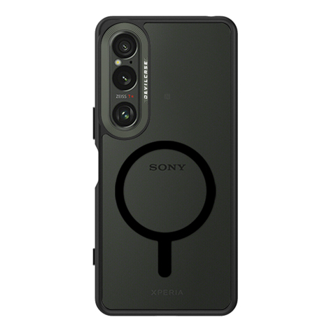 DEVILCASE Black Textured Camera Ring Matte Anti Slip iPhone Case