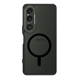 DEVILCASE Black Textured Camera Ring Matte Anti Slip Phone Case for iPhone 17, 16, 15, 14 and 13
