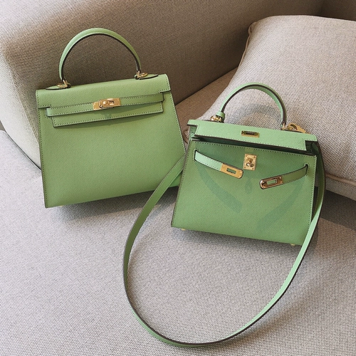 Специальное предложение [без отступления или изменения] Mini Kelly Bag Second -Generation Soft Cowhide