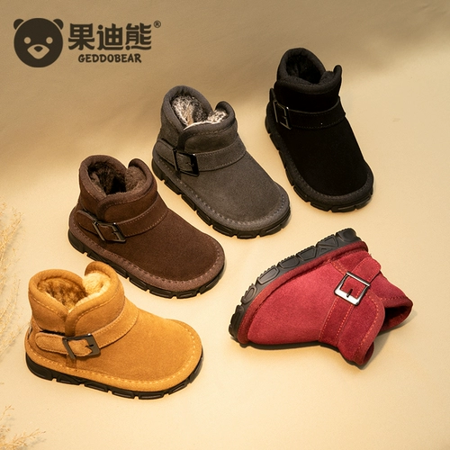 Детские зимние сапоги, утепленная детская высокая обувь для раннего возраста, 1-3 лет, мягкая подошва