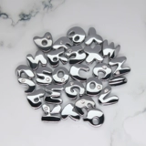 Браслет с буквами, бретели, аксессуар, металлические аксессуары, золотая вода, 8мм