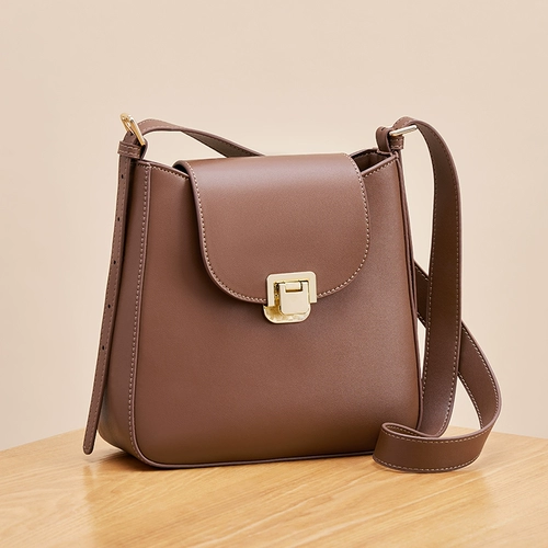 Модная кожаная ретро сумка на одно плечо, сумка подмышку, из натуральной кожи