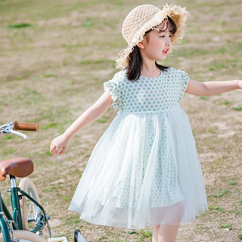 女童夏装连衣裙儿童衣服女宝宝夏季休闲长裙小女孩洋气时髦公主裙
