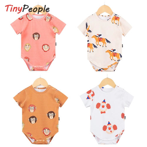 Скандинавское детское хлопковое боди для выхода на улицу, скандинавский стиль, короткий рукав