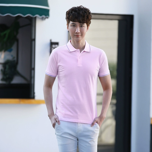 Дышащая летняя футболка polo для работы, короткий рукав, впитывает пот и запах, делается под заказ, с печатью вашего логотипа