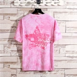 Tide, камуфляжная трендовая футболка, универсальный комплект, короткий рукав, европейский стиль, оверсайз, круглый воротник