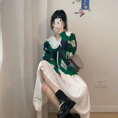 Осеннее ретро небольшое дизайнерское милое платье, французский ретро стиль, тренд сезона, в стиле Шанель