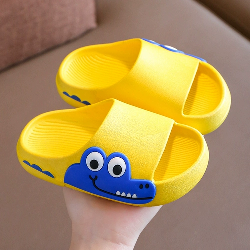 Детский крокодил, детские нескользящие тапочки, слайдеры для детского сада для друга