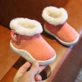 Зимняя детская флисовая обувь для раннего возраста, детские сапоги, мягкая подошва, 1-2-3 лет