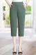 Зеленый (укороченные брюки)