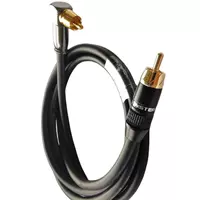 SPDIF Digital Coaxial Coaxial Professional Bass Line RCA Lotus Sound Video Cable Анаэробный медный проводник двойной слой щит