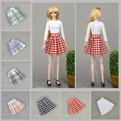 taobao agent Doll, clothing, student pleated skirt, mini-skirt, 30cm