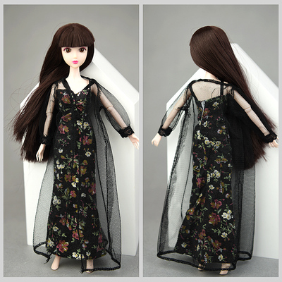 taobao agent Doll for dressing up, clothing, toy for princess, lace bathrobe, pijama