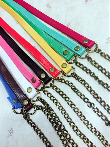 Золотая сумка Candy Color Pu+Цепь 120 см бронзовая полоса (отправьте пару D Buckle)