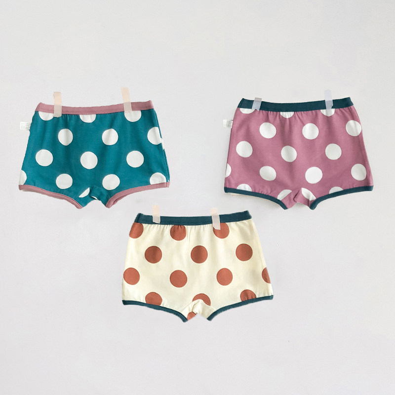 Children's underwear cotton girls triangle without pp boys boxer shorts