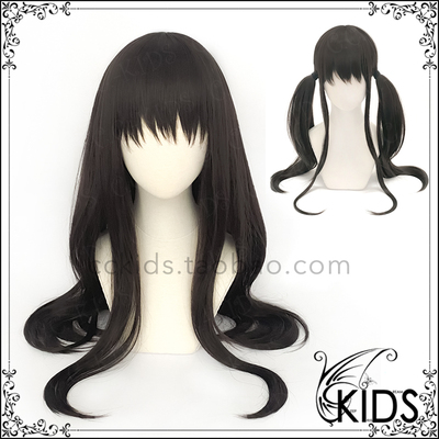 taobao agent CCKIDS [Loco Lycoris] Takai Natural Black COS Wig two -purpose models on the well of the well