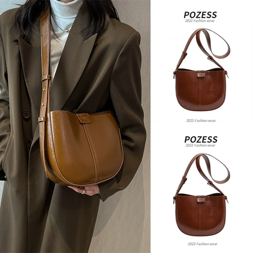 Вместительная и большая модная ретро сумка через плечо, брендовая сумка на одно плечо