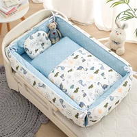 Синий динозавр в горошек [с одеялом] 100*50*20