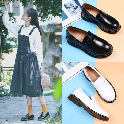 taobao agent Footwear English style, uniform, loafers, British style